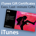 iTunes Gift Certificates